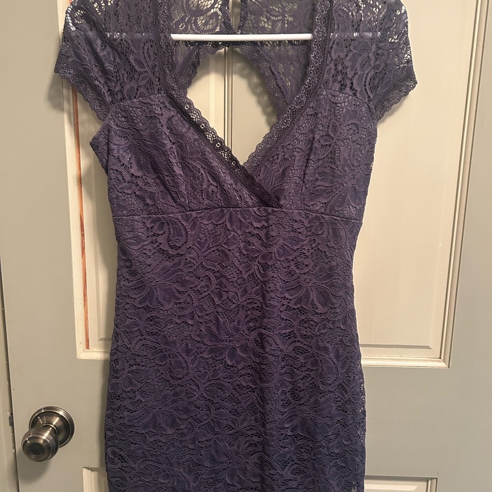Jump Purple Lace Dress